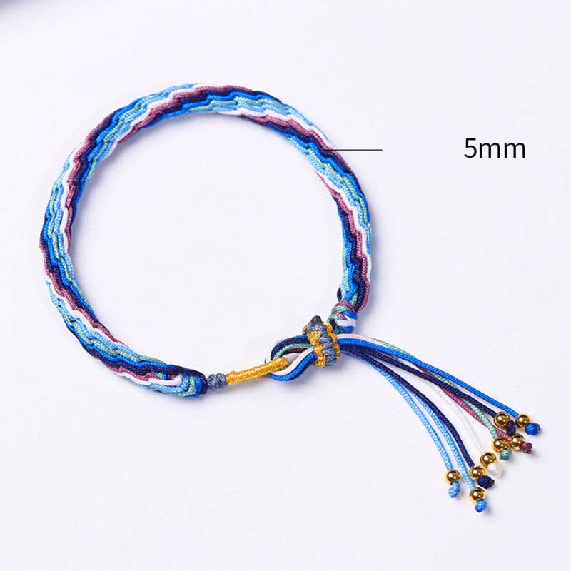 Reincarnation Knot Luck String Protection Braid Bracelet - image 3