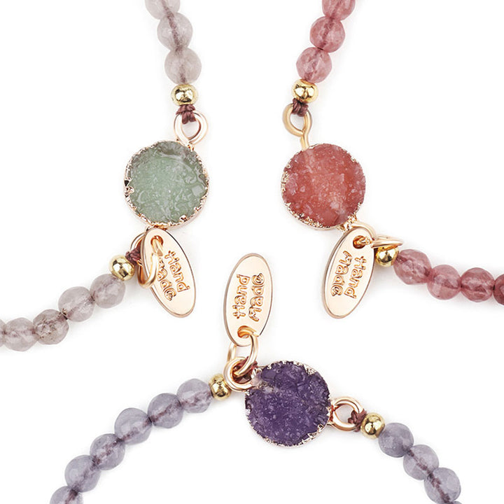 Buddha Stones Natural Crystal Charm Lucky Healing Bracelet - image 11