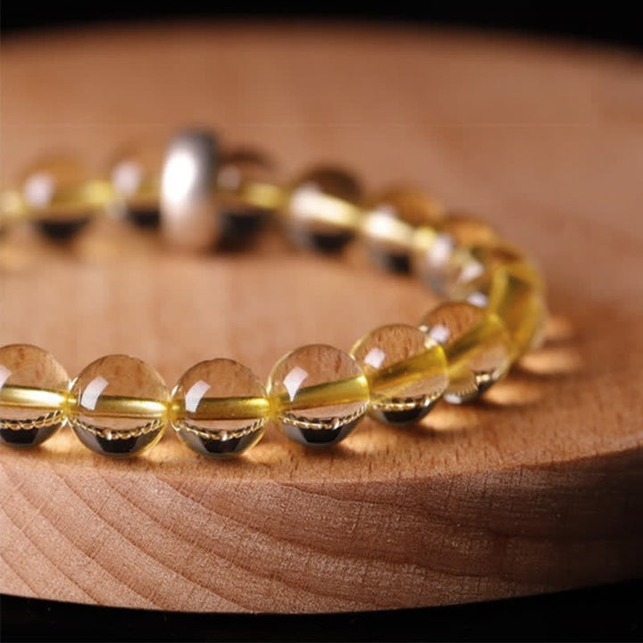 Buddha Stones 925 Sterling Silver Chinese Zodiac Natal Buddha Citrine Protection Bracelet - image 17