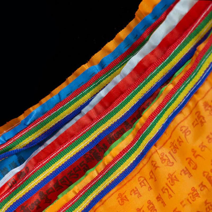 Tibetan 5 Colors Windhorse Blessing Outdoor 20 Pcs Prayer Flag - image 5