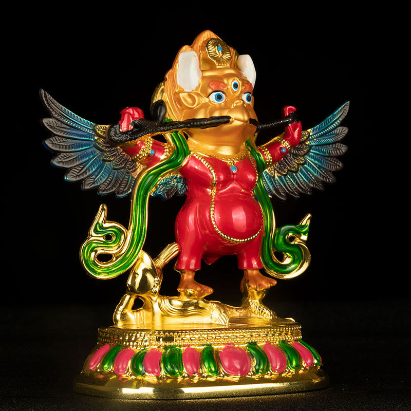 Buddha Stones Tibet Garuda Bird Alloy Keep Evil Spirits Away Home Decoration - image 1