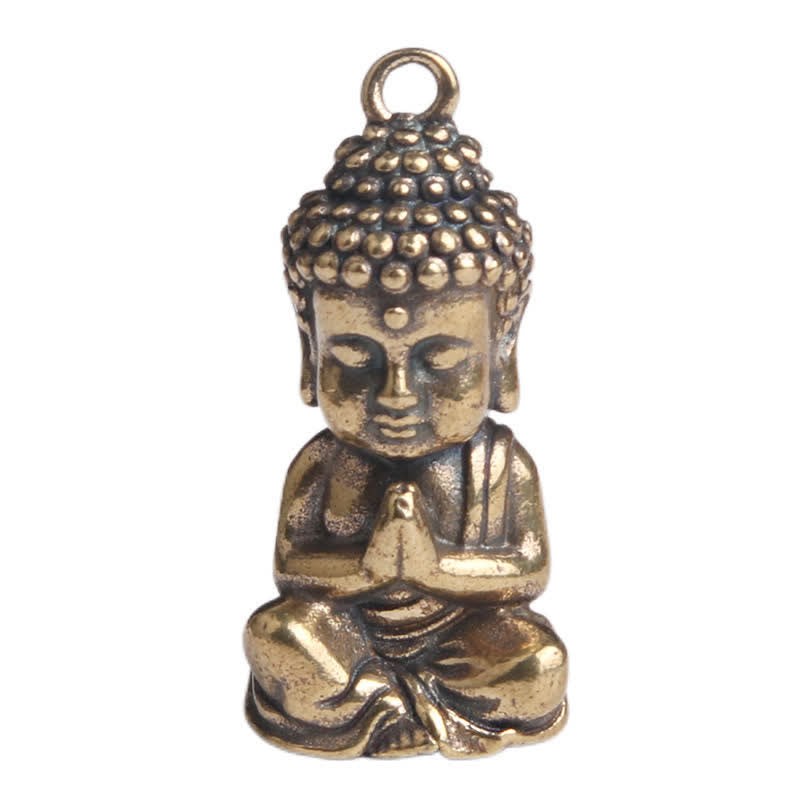 Buddha Compassion Copper Keychain Pendant Decoration - image 7