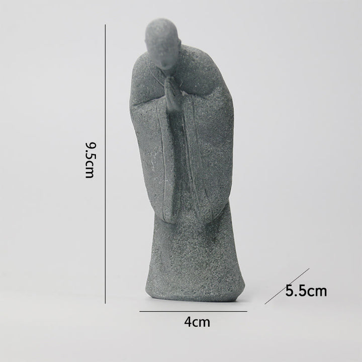 Buddha Stones Meditation Buddha Monk Serenity Home Decoration - image 11