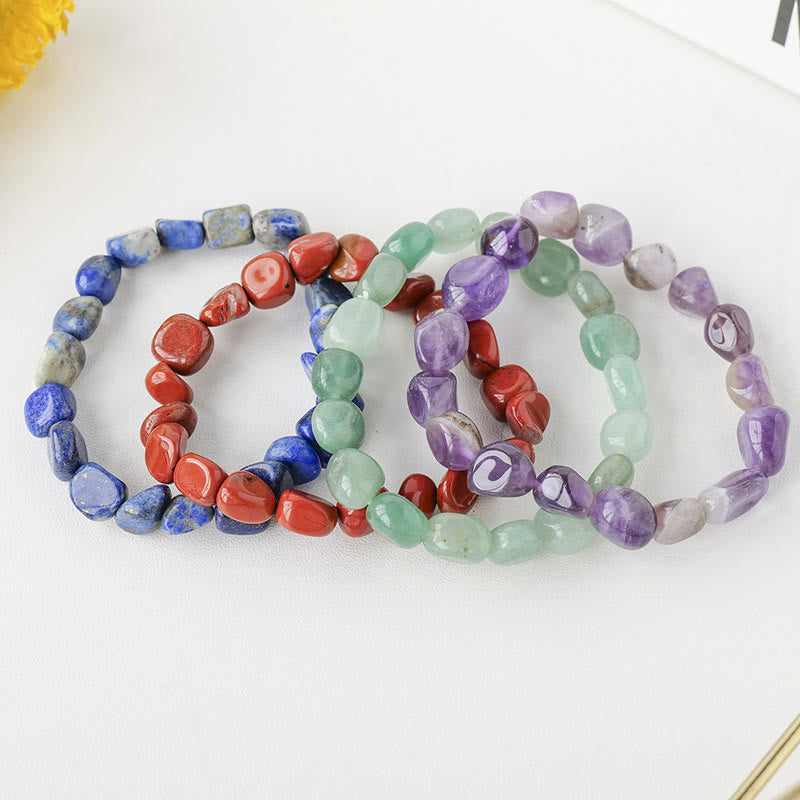 Natural Irregular Shape Crystal Stone Spiritual Awareness Bracelet - image 2