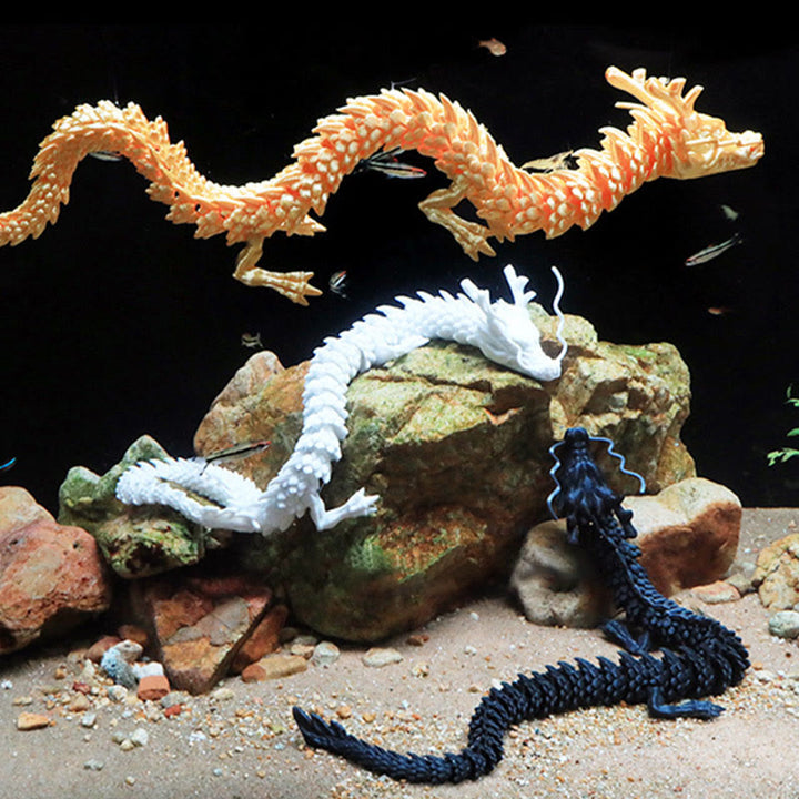 Buddha Stones Feng Shui Dragon Luminous 3D Printed Dragon Luck Success Home Decoration - image 2