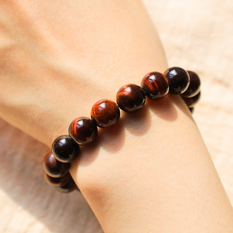Buddha Stones Natural Tiger Eye Healing Bead Bracelet - image 12