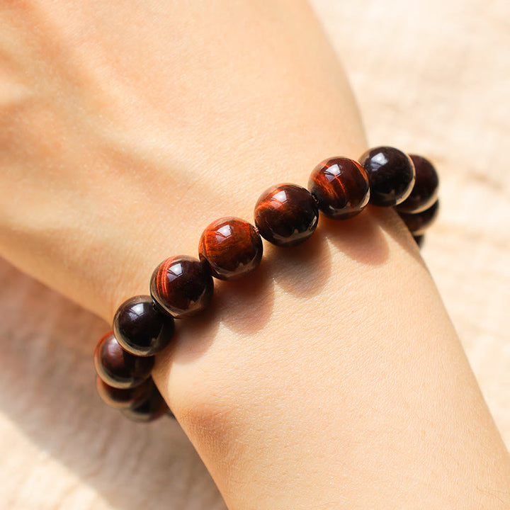 Buddha Stones Natural Tiger Eye Healing Bead Bracelet - image 15