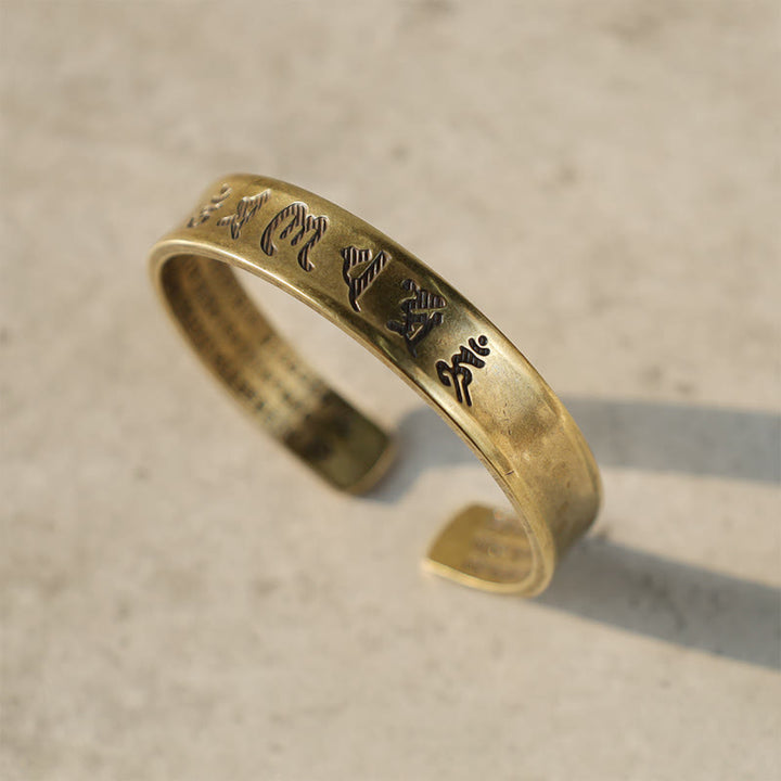 Buddha Stones Tibetan Buddha Mantra Bracelet - image 6