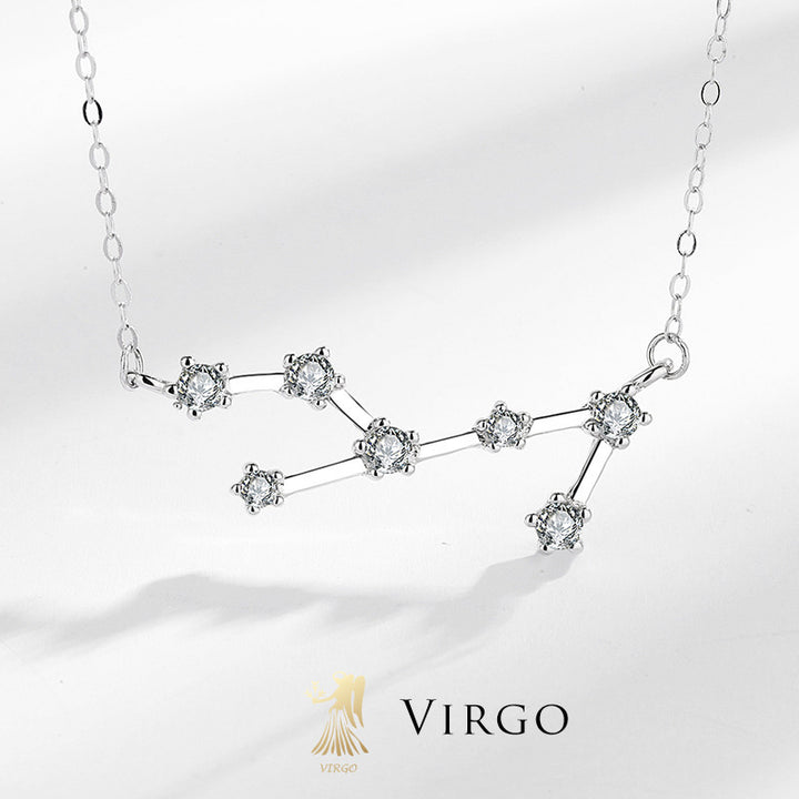 Buddha Stones 925 Sterling Silver 12 Constellations of the Zodiac Astrology Blessing Necklace Pendant - image 9