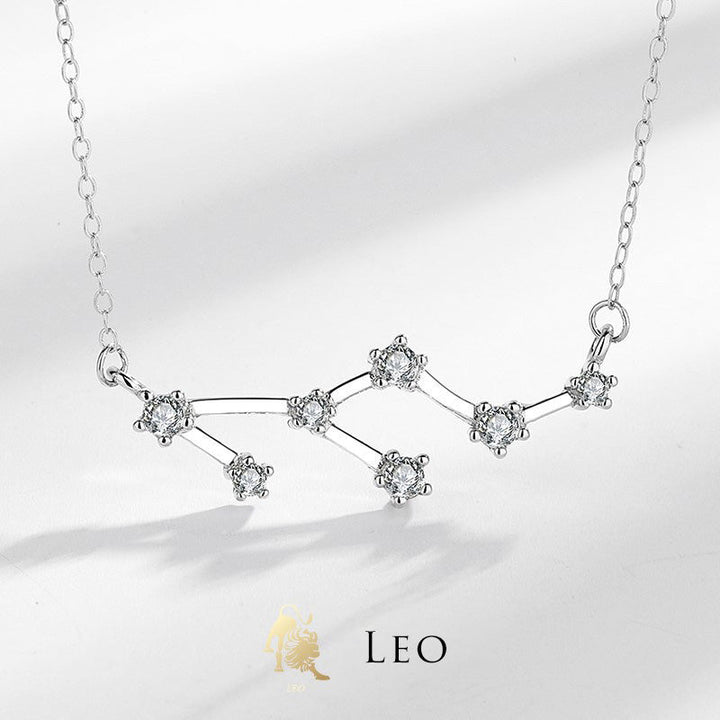 Buddha Stones 925 Sterling Silver 12 Constellations of the Zodiac Astrology Blessing Necklace Pendant - Leo - image 23