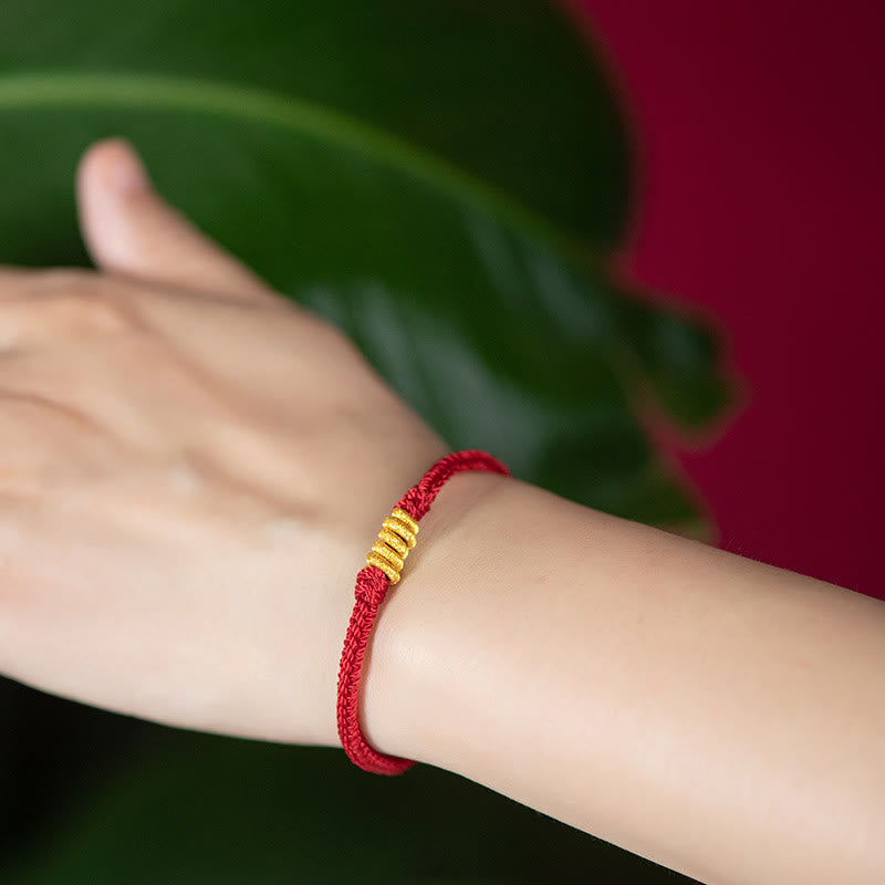 Buddha Stones Handcrafted King Kong Knot Luck Protection Braid Rope Bracelet - image 6