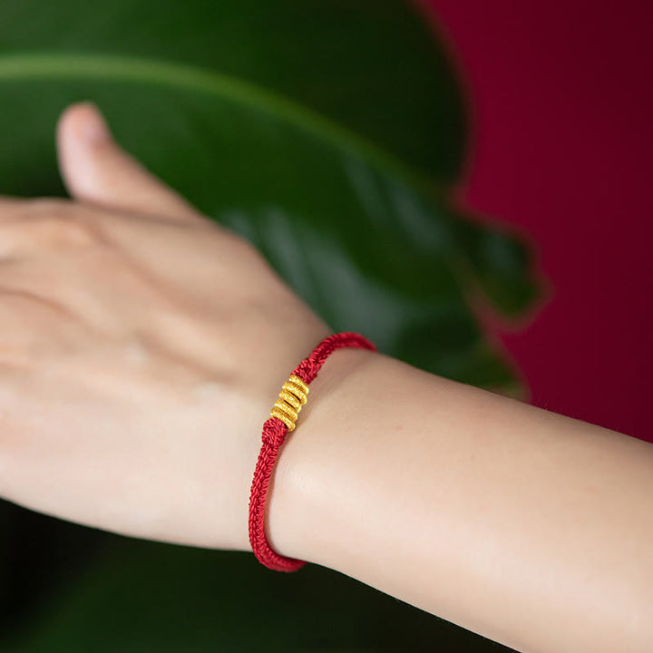 Buddha Stones Handcrafted King Kong Knot Luck Protection Braid Rope Bracelet - image 6