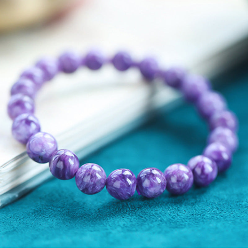 Buddha Stones Amethyst Crystal Positive Transformation Bracelet - image 3