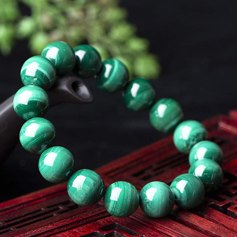 Buddha Stones Natural Malachite Protection Calmness Bracelet - image 13