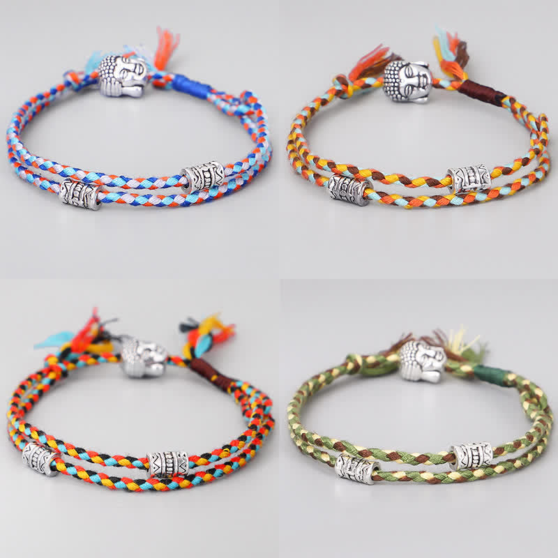 Buddha Stones  Head Serenity String Bracelet - image 7