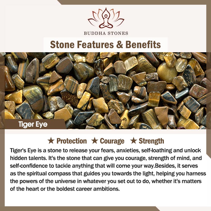 Buddha Stones Tiger Eye Resolve Courage Bracelet - image 6