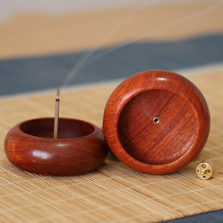 Rosewood Meditation Healing Incense Burner Decoration - image 5