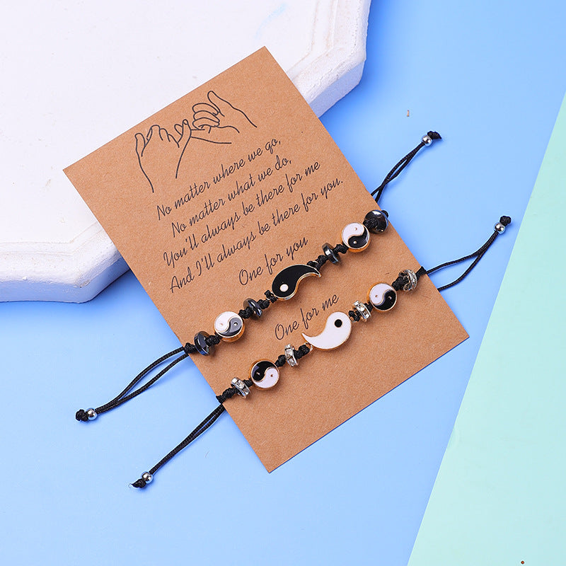 Buddha Stones 2pcs Yin Yang Hematite Couple Bracelet - Yin Yang (LIMITED EDITION WITH CARD) - image 25