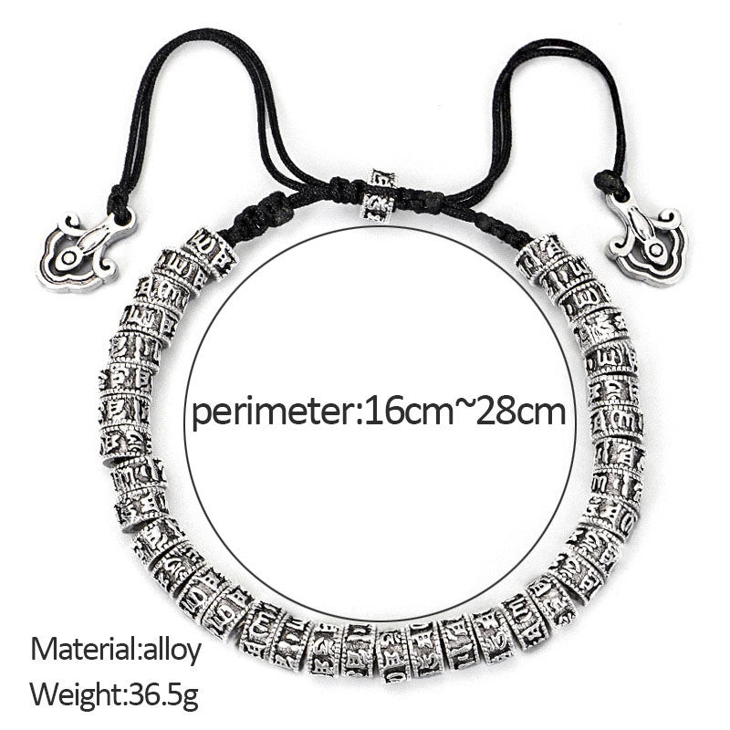 Buddha Stones Handmade Tibetan Mantra Purity Bracelet - image 4