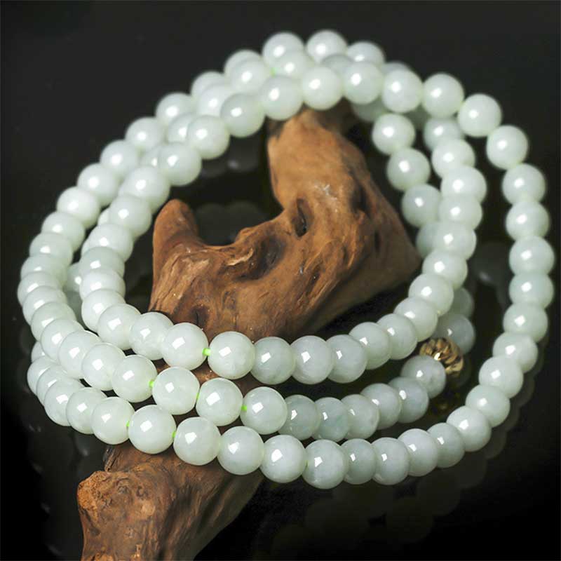 108 Beads Jade Luck Bracelet Mala - image 0
