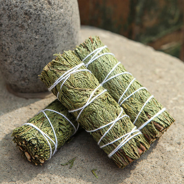 Buddha Stones Cedar Smudge Stick for Home Cleansing Incense Meditation and Rituals Cedar Sticks Incense Wands - image 7