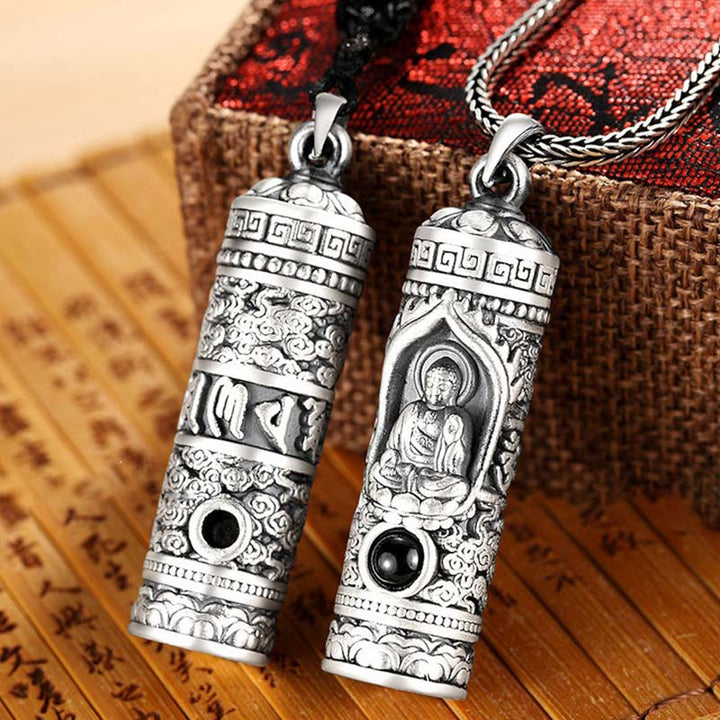 Buddha Stones Chinese Zodiac Natal Buddha Projection Prosperity Necklace Pendant - image 16