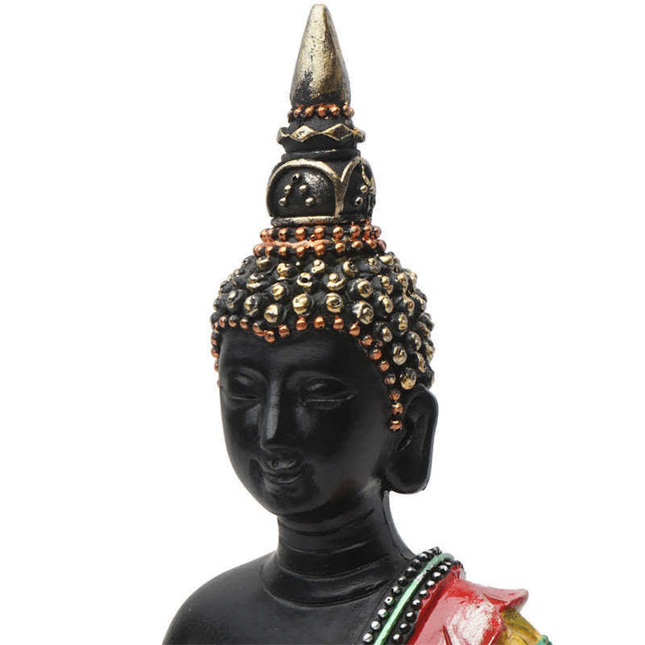 Buddha Stones Thai Buddha Serenity Resin Statue Decoration - image 12