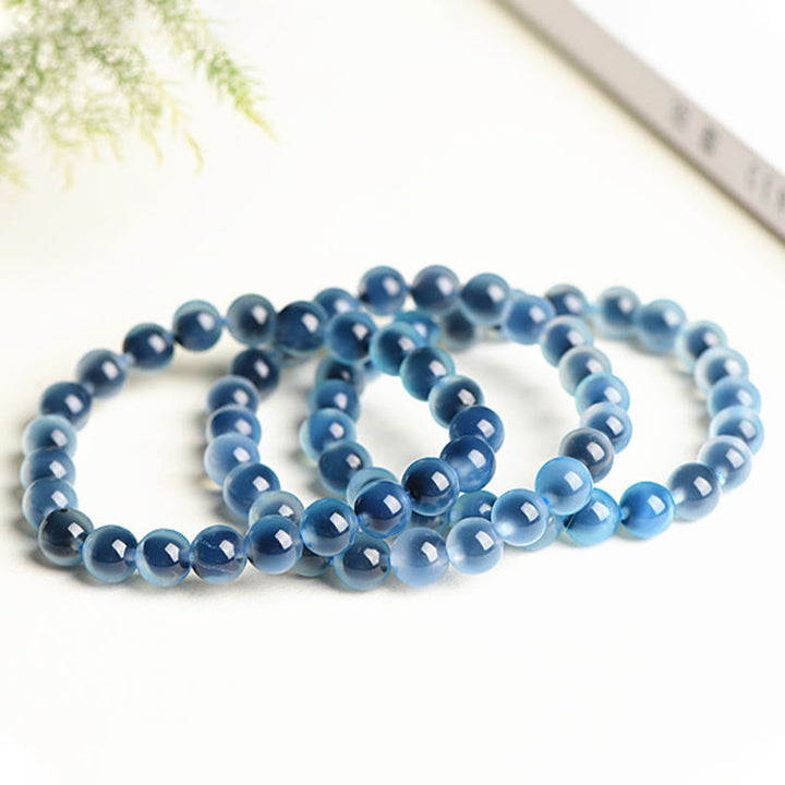 Buddha Stones Natural Colorful Candy Agate Harmony Strength Bead Bracelet - image 2