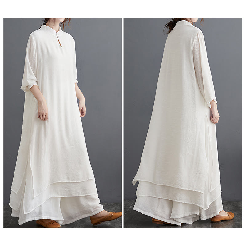 Buddha Stones Simple Pattern Meditation Prayer Spiritual Zen Practice Yoga Clothing Women's Set - image 25