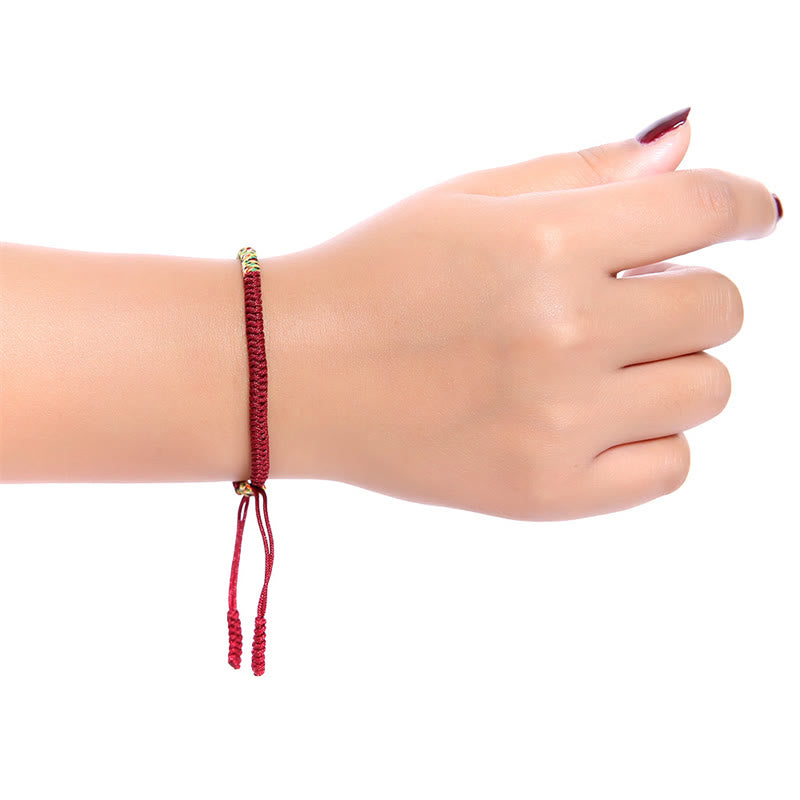 Buddha Stones Tibetan Handmade Multicolor King Kong Knot Luck Strength Braided Bracelet - image 5