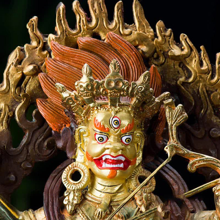 Buddha Stones Kurukulla Buddha Figurine Serenity Copper Statue Home Decoration - image 5