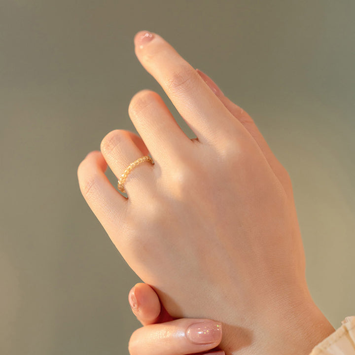 Buddha Stones Natural Citrine Happiness Prosperity Ring - image 3