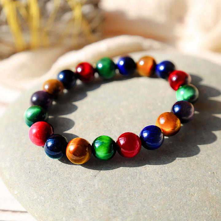 Buddha Stones Tiger Eye Resolve Courage Bracelet - image 5