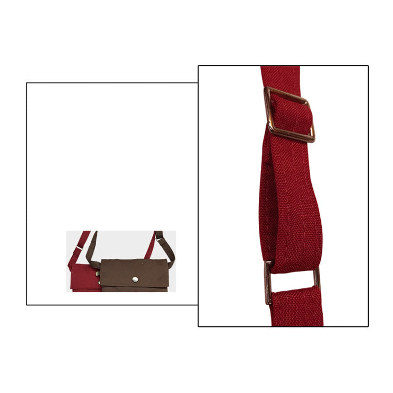 Buddha Stones Handmade OM Mantra Embroidered Spiritual Mind Practice Cotton Crossbody Bag Shoulder Bag Cellphone Bag - image 7