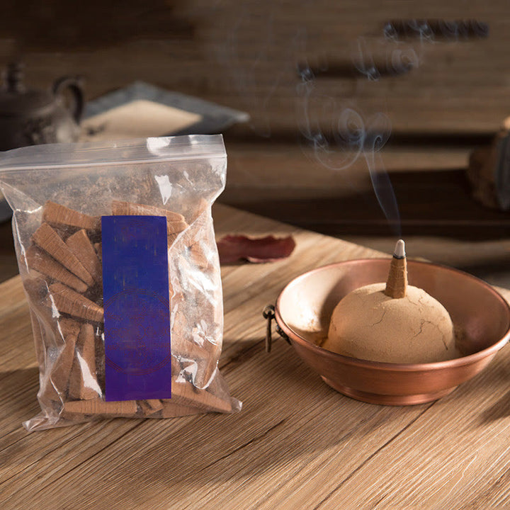 Buddha Stones Small Copper Prayer Altar Portable Burning Holder Incense Sage Smudging Rituals Use Items - image 10