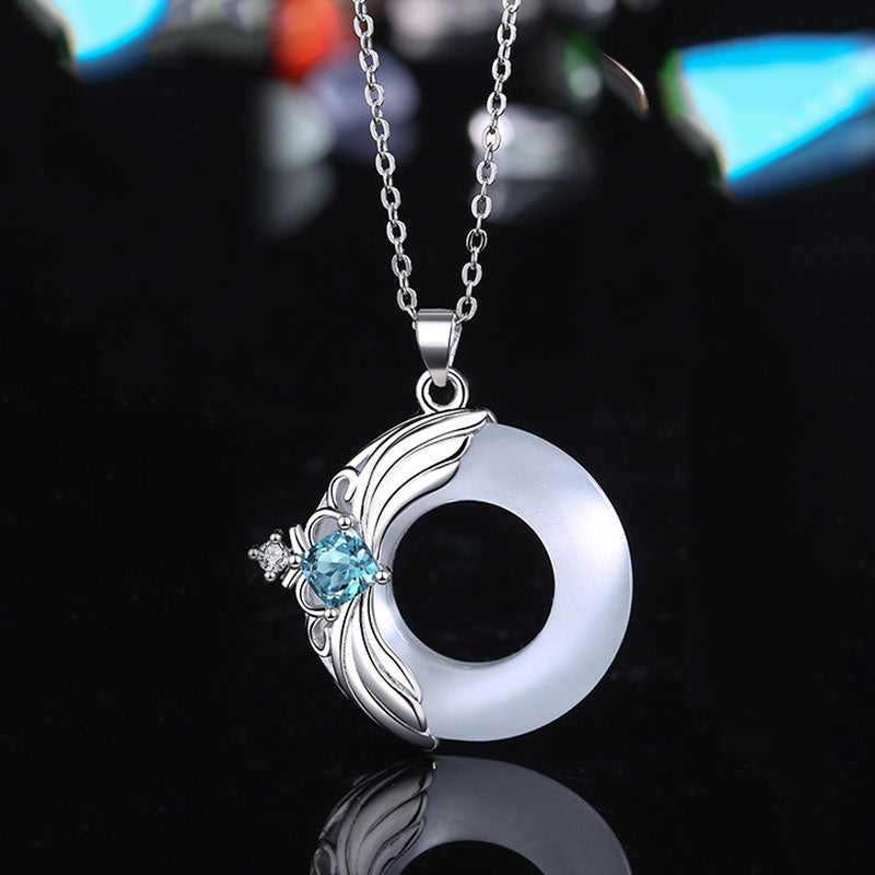 Love Wings Copper Luck Healing Necklace Pendant - image 2