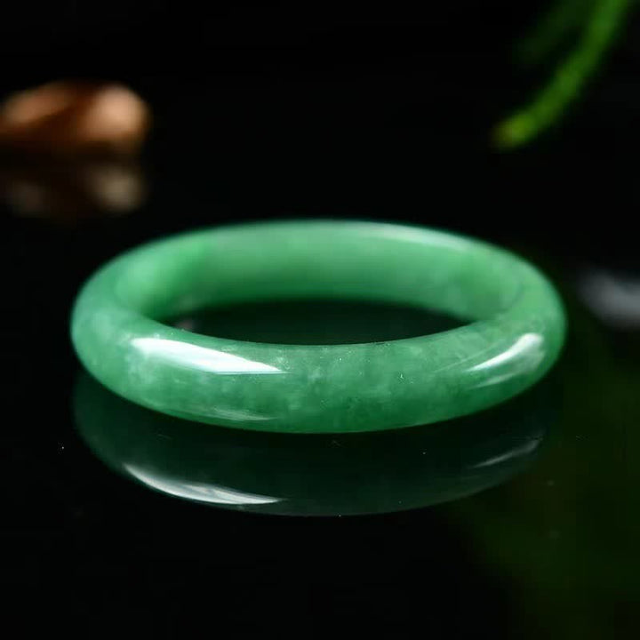 Buddha Stones Jade Healing Abundance Protection Bracelet Bangle - image 5