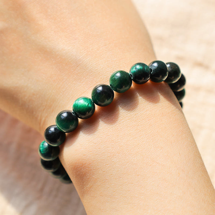 Buddha Stones Tiger Eye Growth Healing Energy Bracelet - image 12