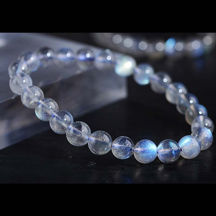 Buddha Stones Natural Moonstone Healing Beads Bracelet - image 4