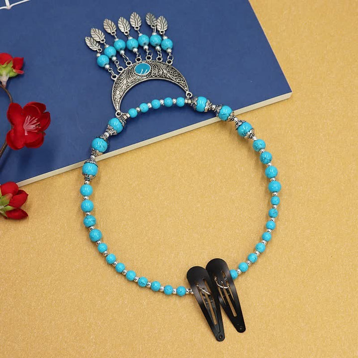 Tibetan Exotic Beads Tassel Hair Decoration - image 4