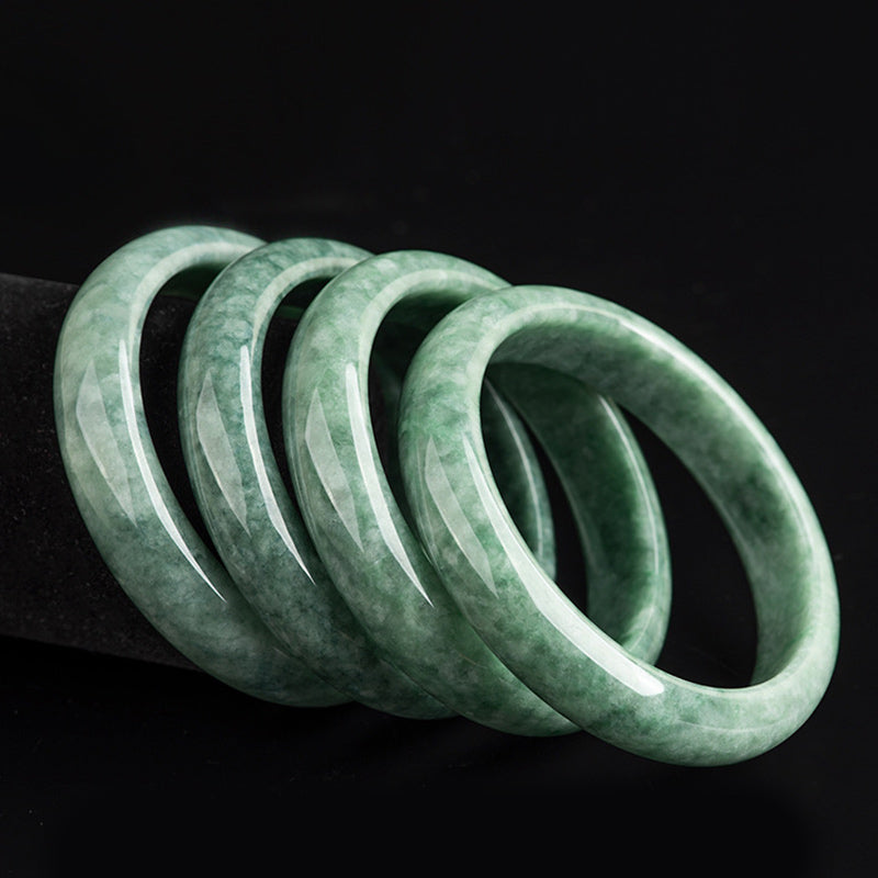 Buddha Stones Natural Jade Luck Wealth Bangle Bracelet - image 10