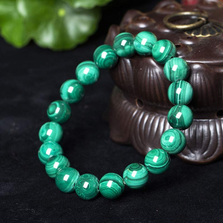Buddha Stones Natural Malachite Protection Calmness Bracelet - image 16