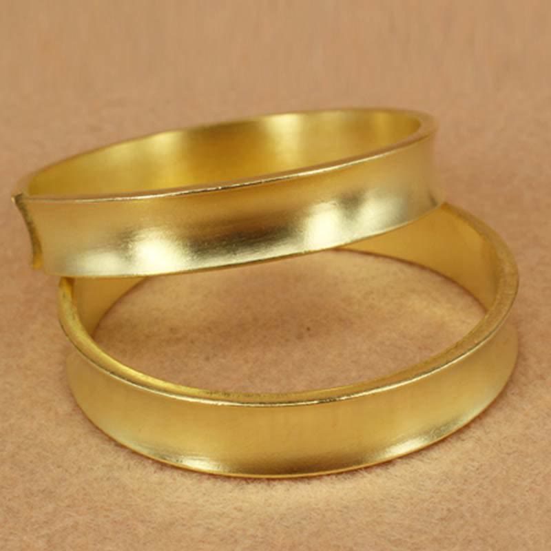 Buddha Stones Copper Wealth Luck Cuff Bracelet Bangle - image 8