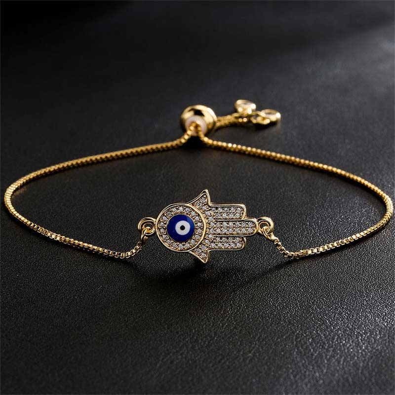 Buddha Stones Evil Eye Protection Courage Bracelet - image 0