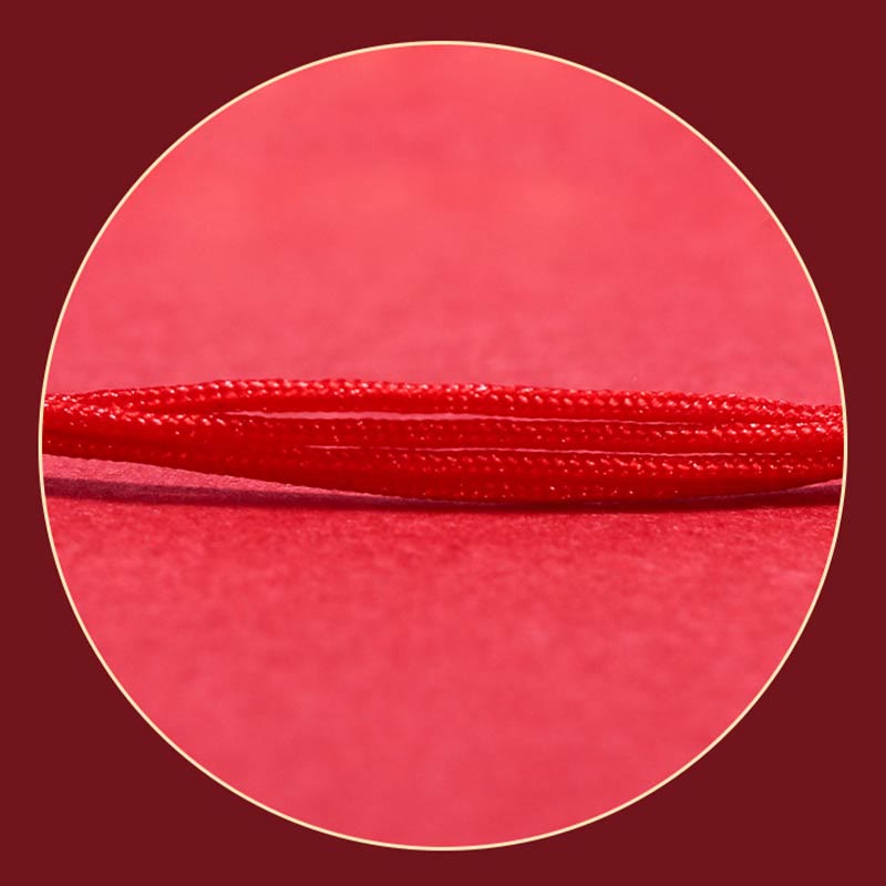 Buddha Stones 925 Sterling Silver Bamboo Design Protection Luck Braided Bracelet - image 7