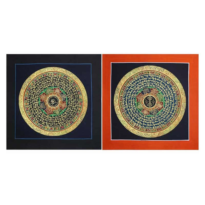 Buddha Stones Tibetan Handmade Thangka Painting Spiritual Blessing Blind Box Random Color Pattern - image 27