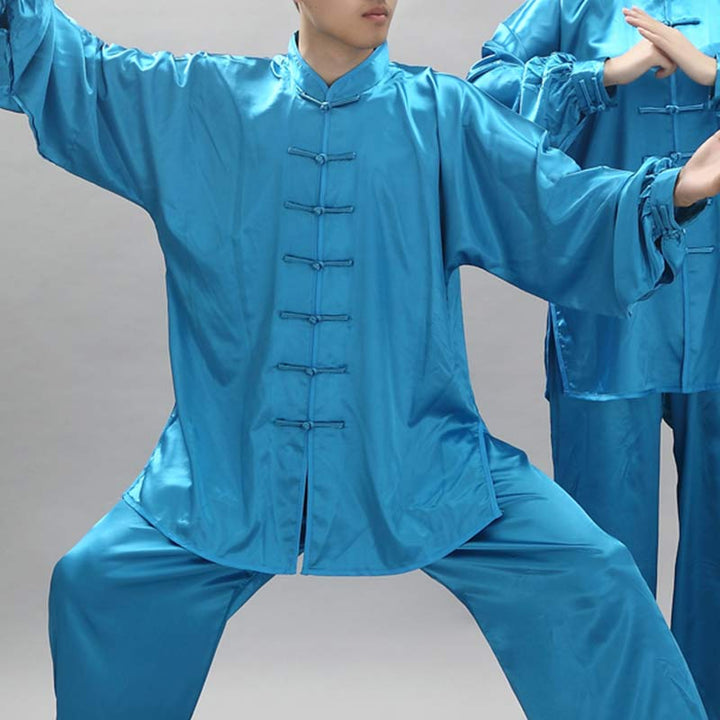 Buddha Stones Simple Pattern Meditation Prayer Spiritual Zen Tai Chi Qigong Practice Unisex Clothing Set - image 24