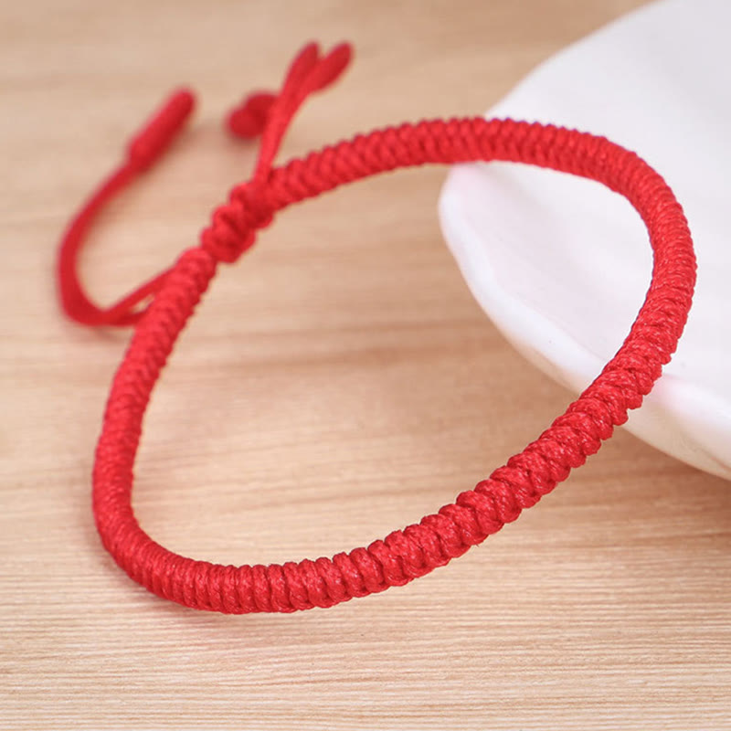 Buddha Stones Tibetan 3Pcs King Kong Knot Protection Braided Bracelet - image 9