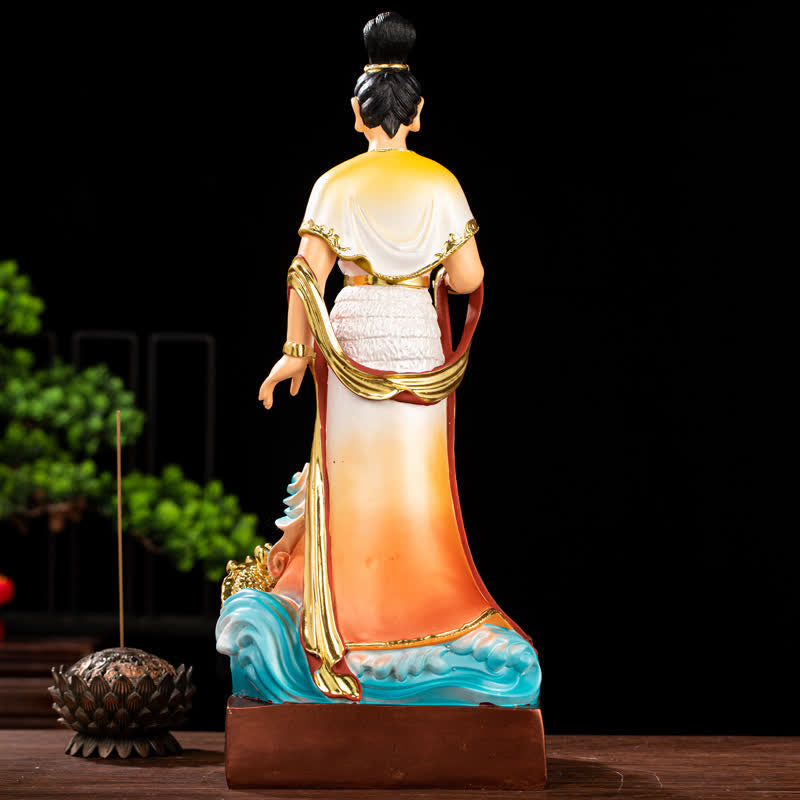 Buddha Stones Bodhisattva Nuwa Protection Resin Statue Home Decoration - image 5