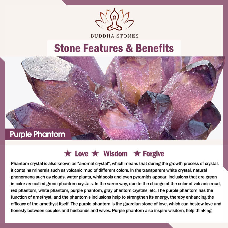 Buddha Stones Purple Phantom Purple Jade Scripture Citrine Love Wisdom Bracelet Bangle - image 8